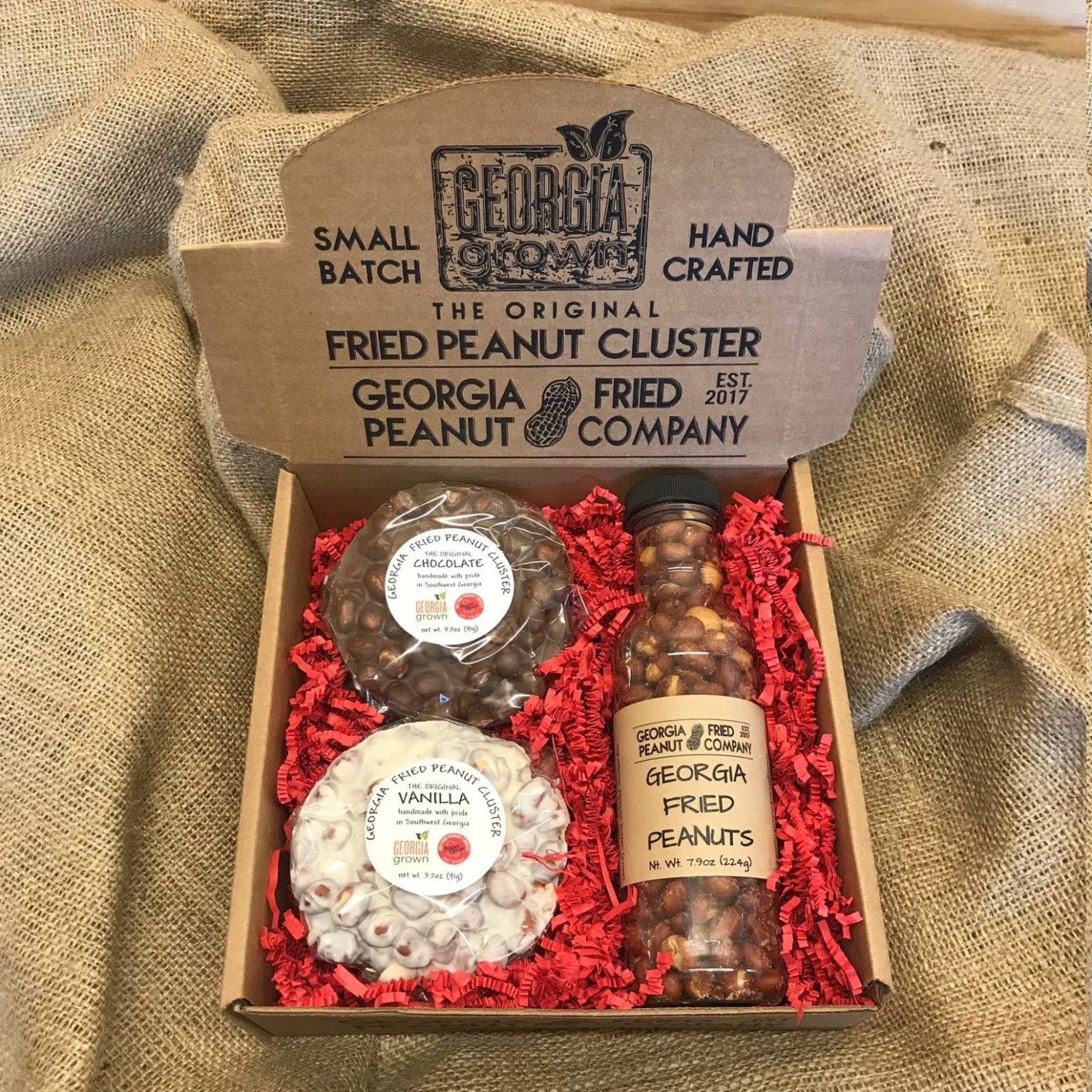 25 Pack of 8oz Fried Peanut Bottles Fried Peanut Company